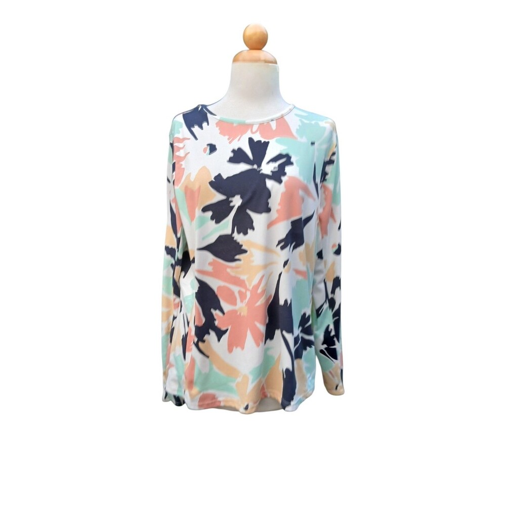 Hang Ten Women's Long Sleeve SPF Sun Protection Shirt Size XL